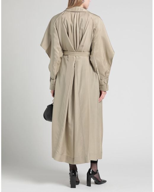 Victoria Beckham Natural Overcoat & Trench Coat