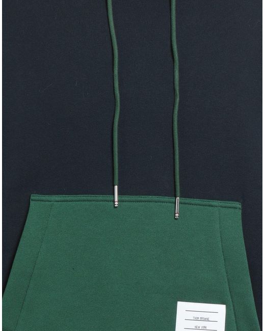 Thom Browne Green Sweatshirt Cotton, Elastane for men