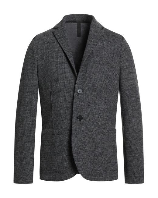 Harris Wharf London Black Blazer Wool, Polyamide for men