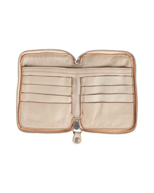 Caterina Lucchi Natural Light Wallet Cow Leather