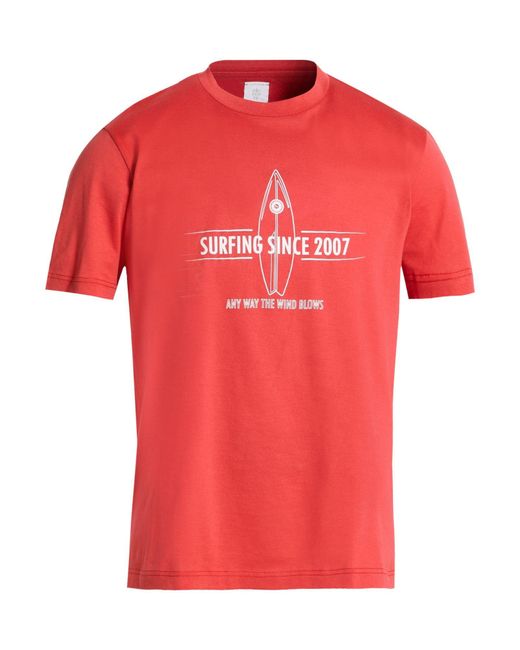 Eleventy Red T-Shirt for men