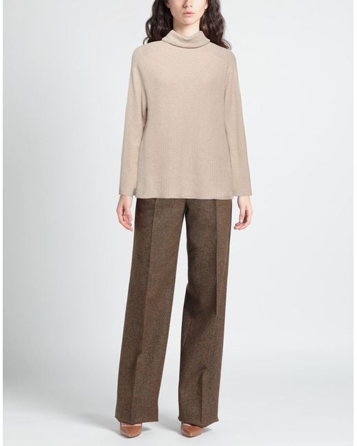 Alpha Studio Natural Turtleneck