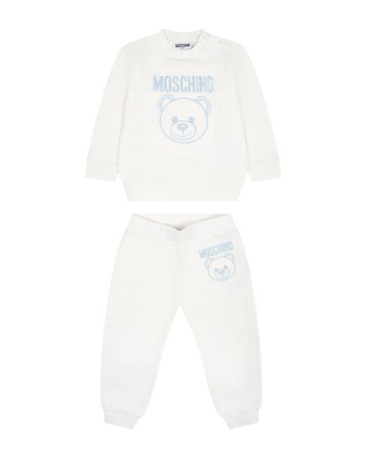 Chandal Moschino de hombre de color Blanco Lyst