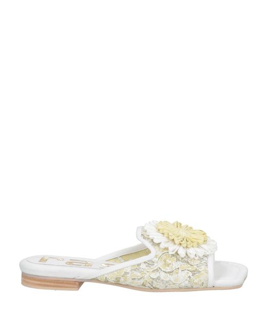 Ras White Sandals