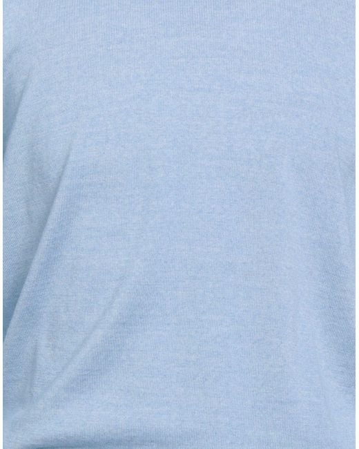 Luigi Borrelli Napoli Blue Turtleneck for men