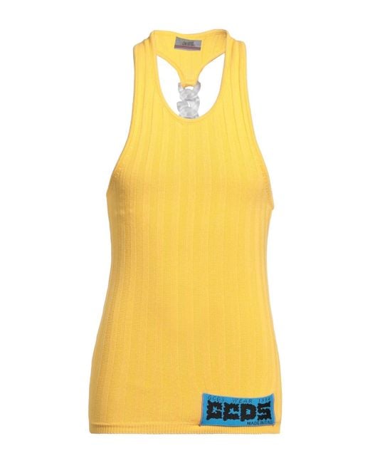 Gcds Yellow Tank Top for men