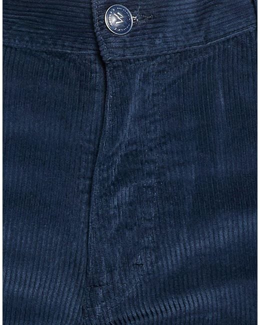 40weft Blue Pants Cotton, Lyocell, Elastane for men