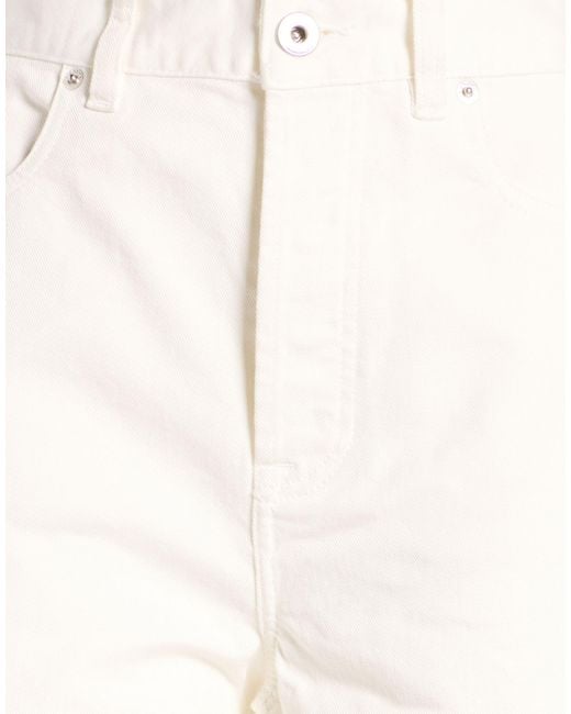 Lanvin White Jeans Cotton, Elastane