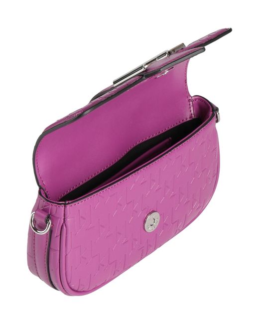 Karl Lagerfeld Purple Cross-body Bag