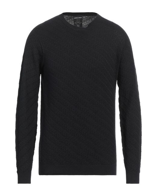 Giorgio Armani Jumper in Black for Men Lyst