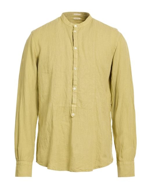 Massimo Alba Yellow Shirts for men