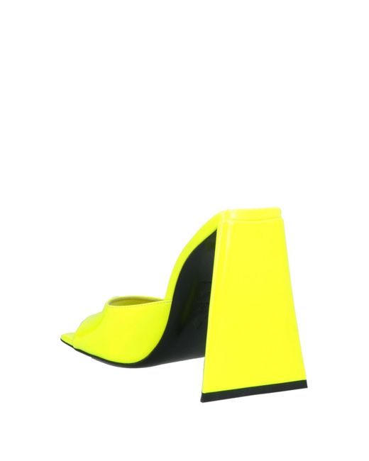 The Attico Yellow Sandals