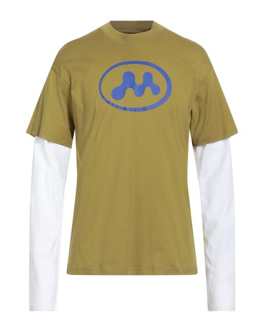 Camiseta Mowalola de hombre de color Yellow