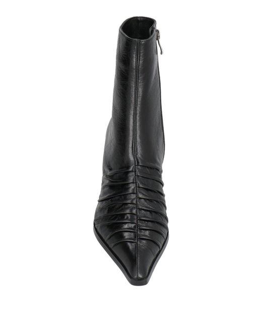 INÉS PALLISER Black Ankle Boots