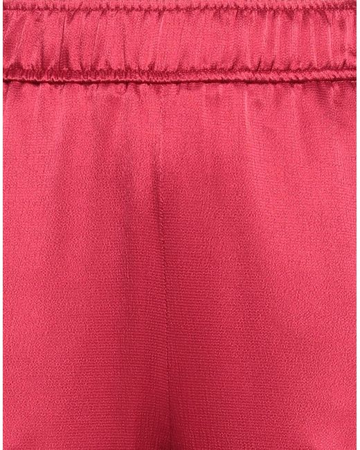 SEVENTY VENEZIA Red Pants Viscose, Wool