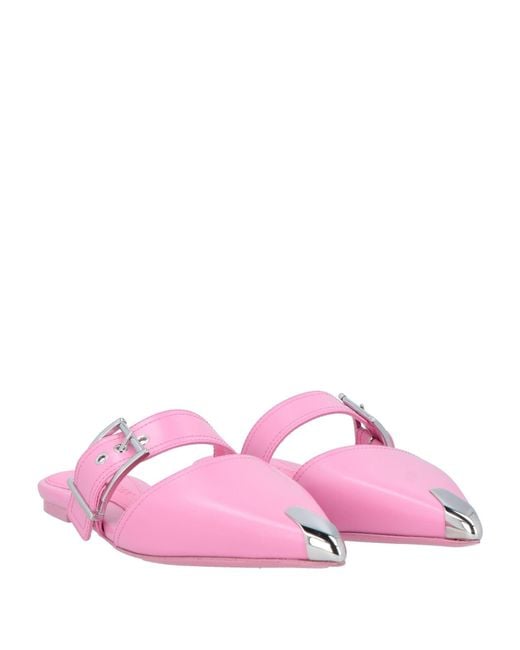 McQueen Pink Mules & Clogs