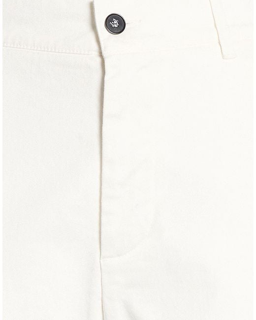 Barena White Pants Cotton, Elastane
