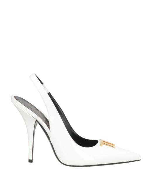 Tom Ford White Pumps