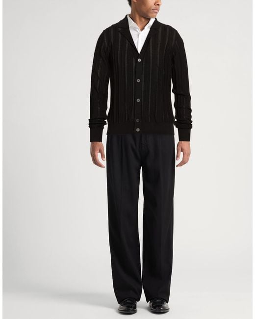 Roberto Collina Black Cardigan for men
