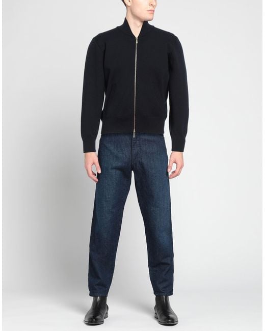 Cardigan di Thom Browne in Blue da Uomo