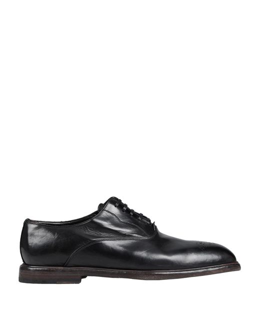 Stringate di Dolce & Gabbana in Black da Uomo