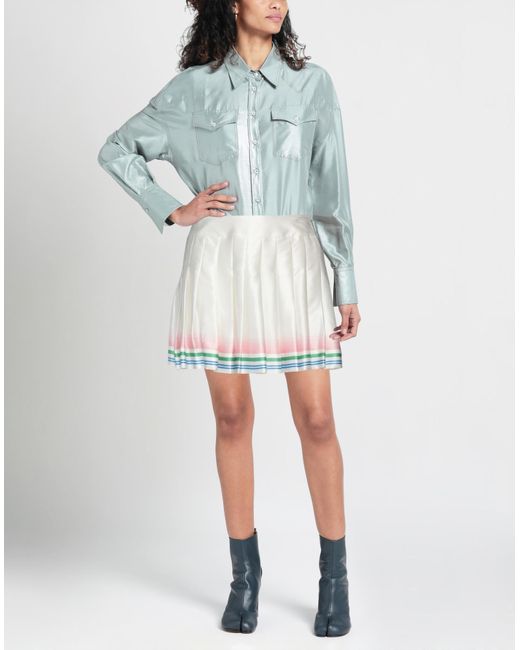 Casablancabrand White Mini Skirt