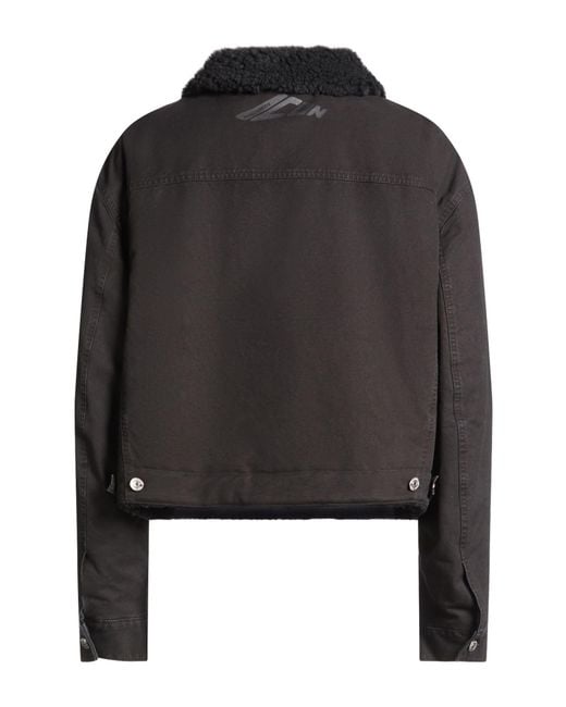 DSquared² Black Jacket Cotton, Polyester