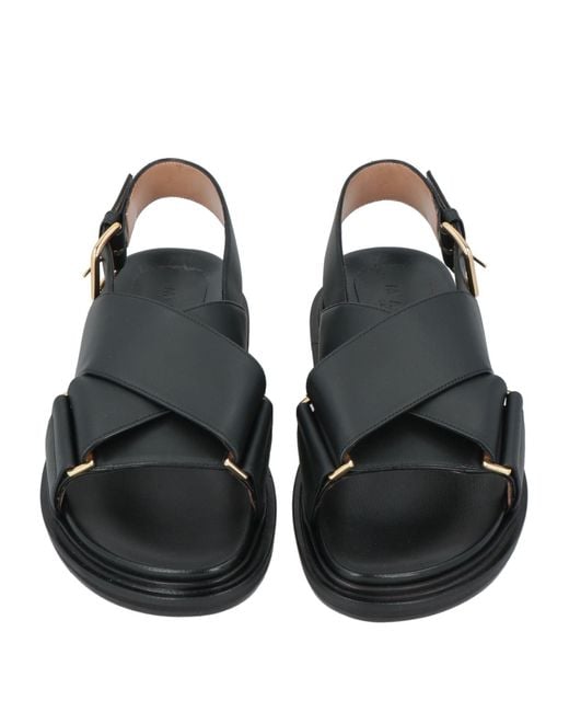 Marni Black Sandals Leather