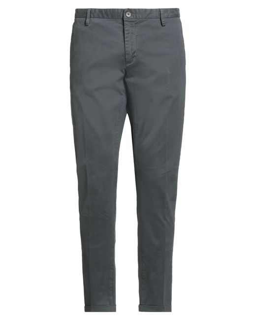 AT.P.CO Gray Lead Pants Cotton, Elastane for men