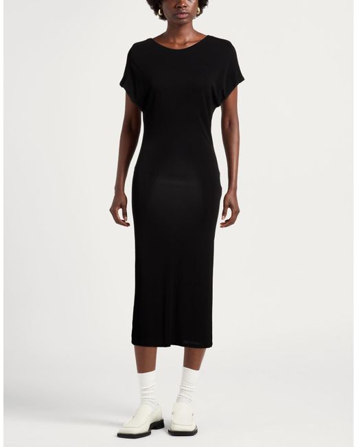 Alpha Studio Black Midi Dresses