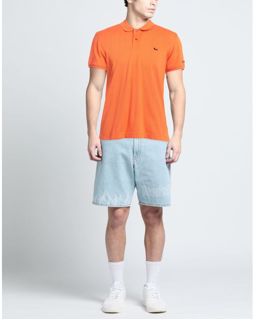 Harmont & Blaine Orange Polo Shirt for men