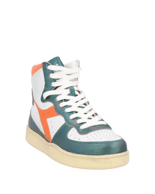Diadora Blue Sneakers Leather