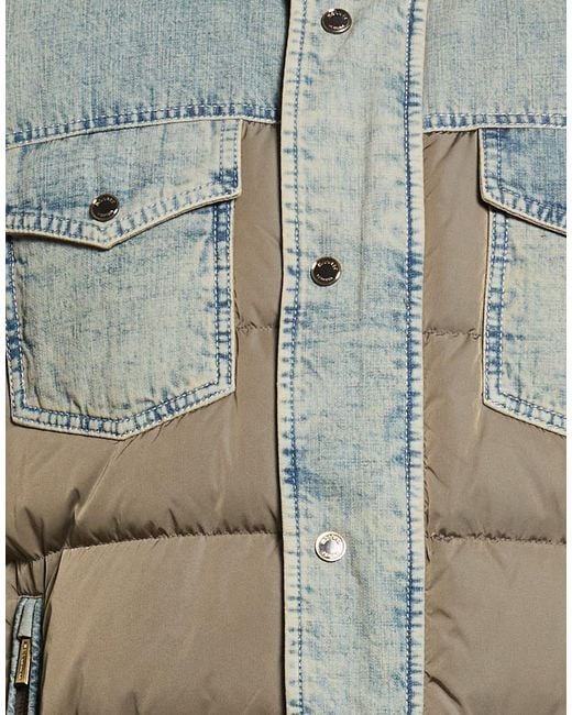 Moorer Gray Puffer Polyamide for men