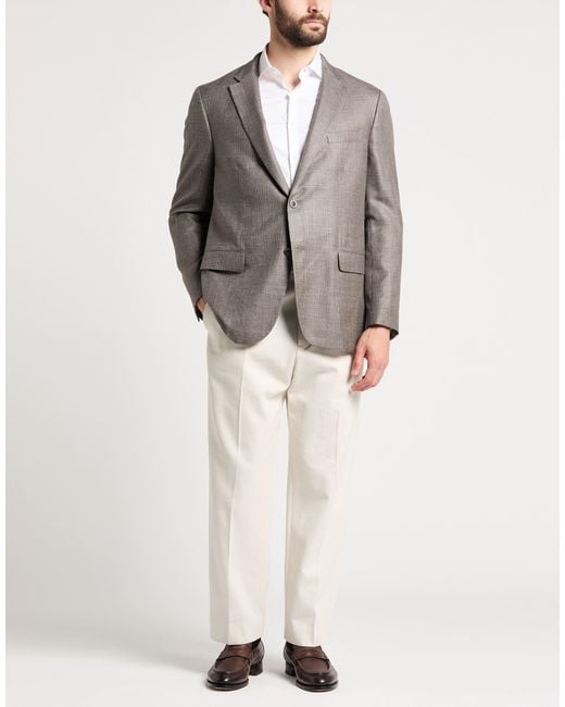 Boglioli Gray Blazer for men