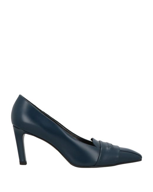 Lella Baldi Blue Pumps Leather