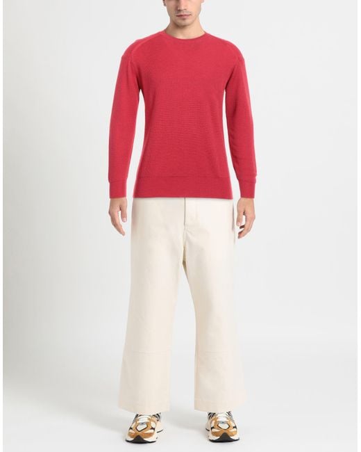 Pullover Roberto Collina pour homme en coloris Red