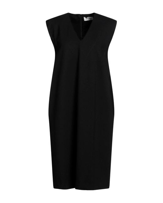 MEIMEIJ Black Midi Dress