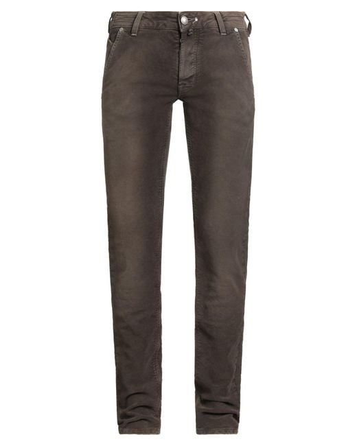 Jacob Cohen Gray Military Pants Cotton for men