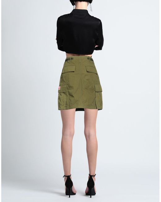 KENZO Green Mini Skirt