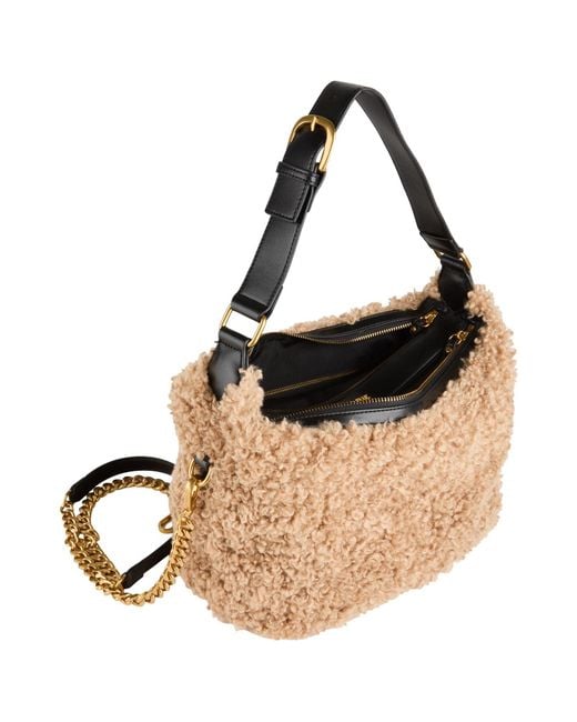 La Carrie Brown Shoulder Bags