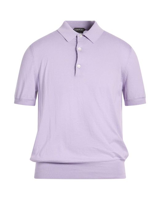 Tom Ford Purple Lilac Sweater Cotton for men