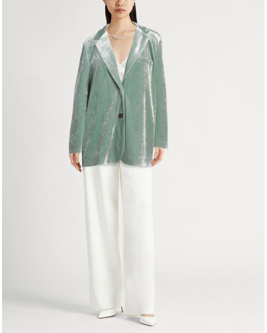 Alysi Green Light Blazer Viscose, Polyester