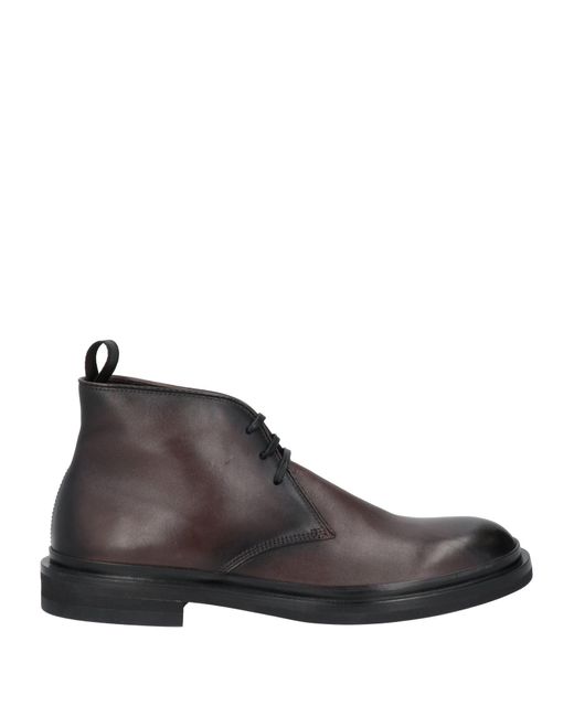 Officine Creative Brown Ankle Boots for men