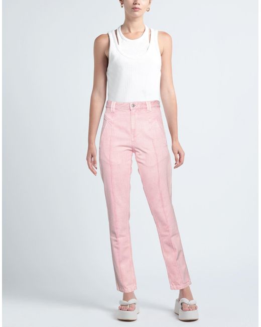 Isabel Marant Pink Jeanshose