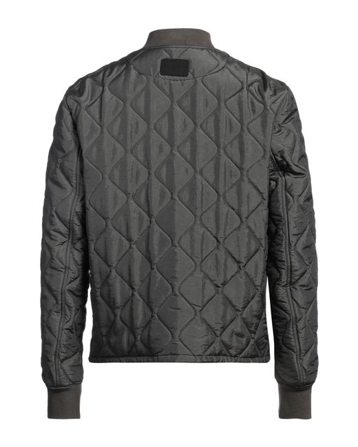 Dolce & Gabbana Gray Puffer Polyamide, Polyester, Cotton, Elastane for men
