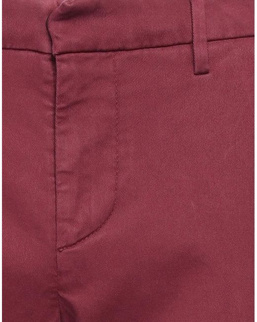 Dondup Red Trouser for men