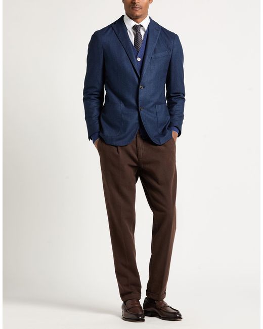 Boglioli Blue Blazers for men