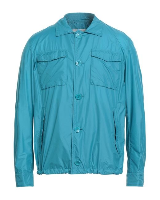 Herno Blue Jacket Polyamide for men