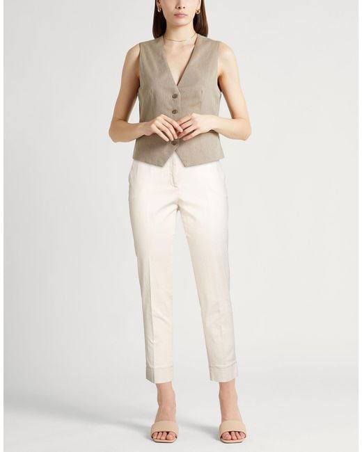 Peserico White Jeans Cotton, Elastane