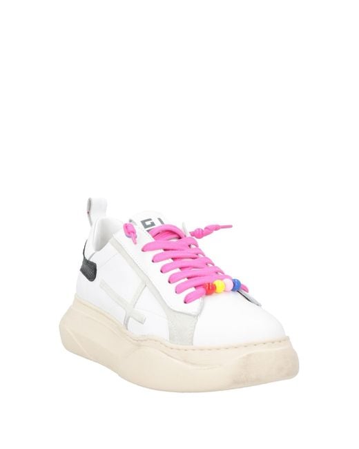 GIO+ Pink Sneakers Leather